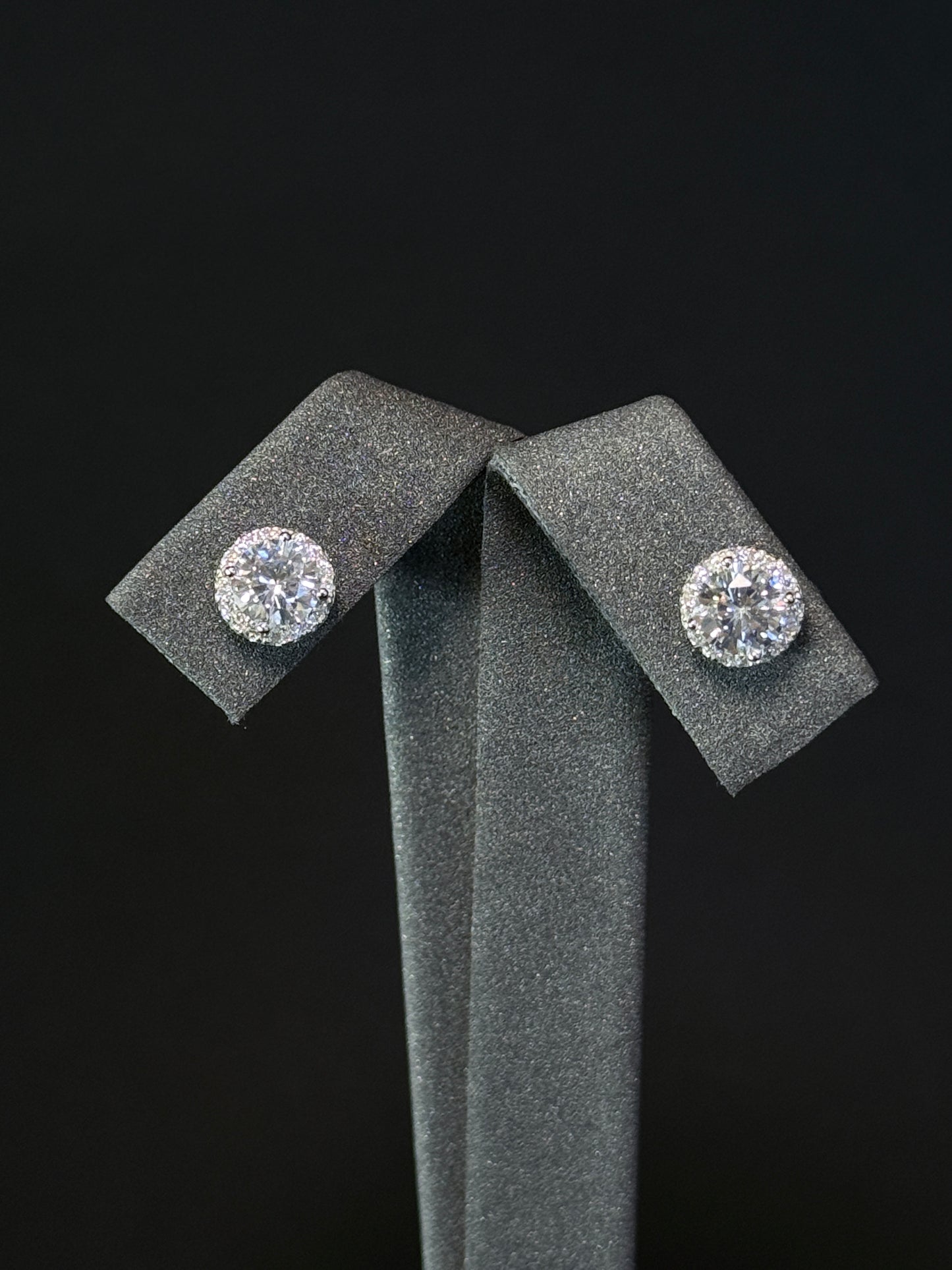Sterling Silver studs - Luminous Radiance