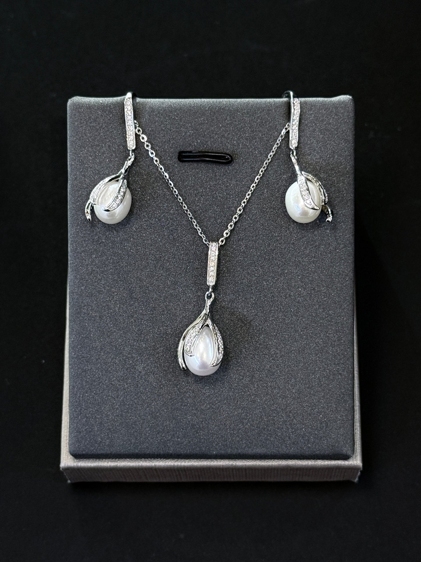 Sterling Silver Set - Petal Embrace