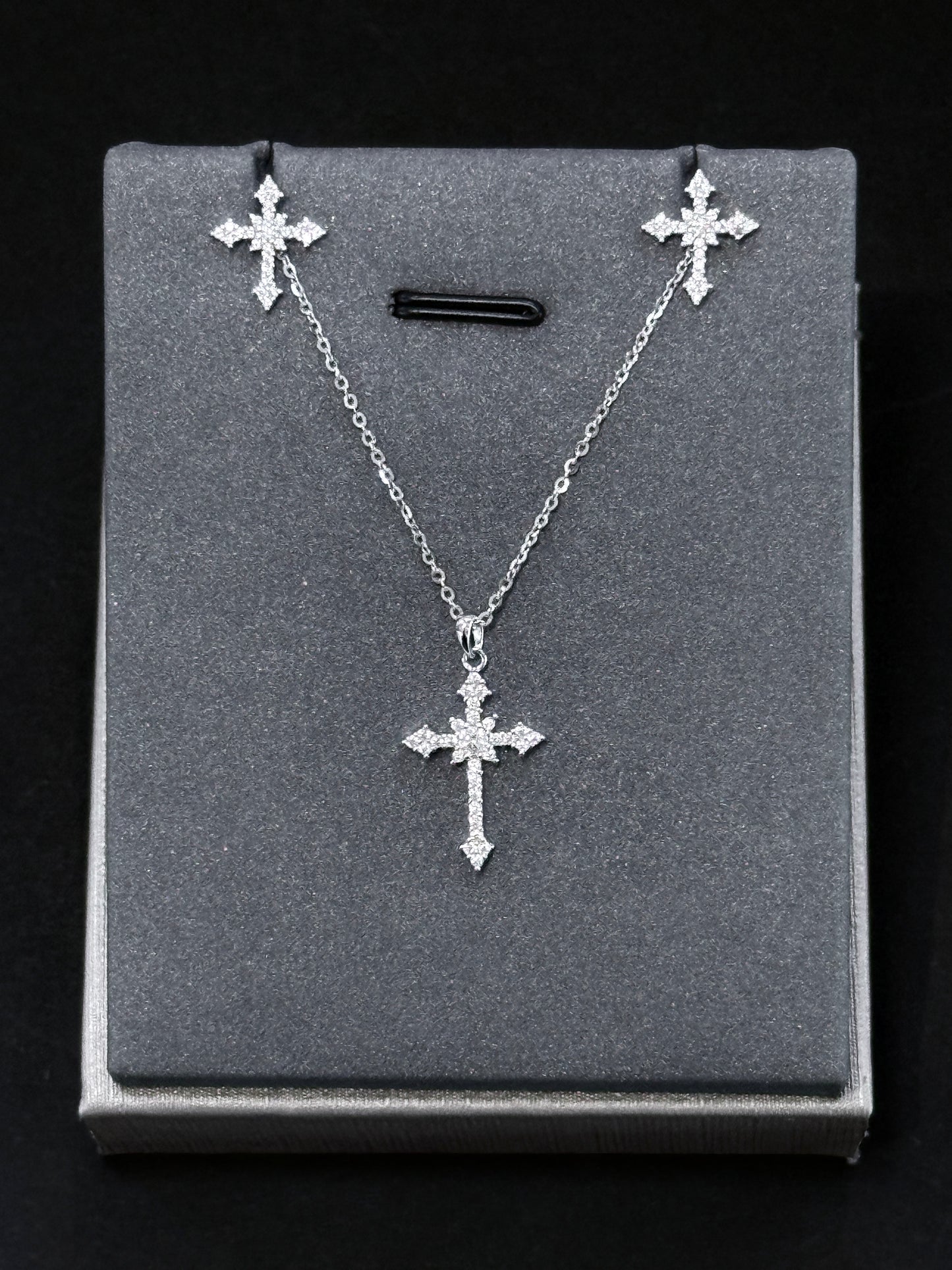 Sterling Silver Set - Celestial Cross