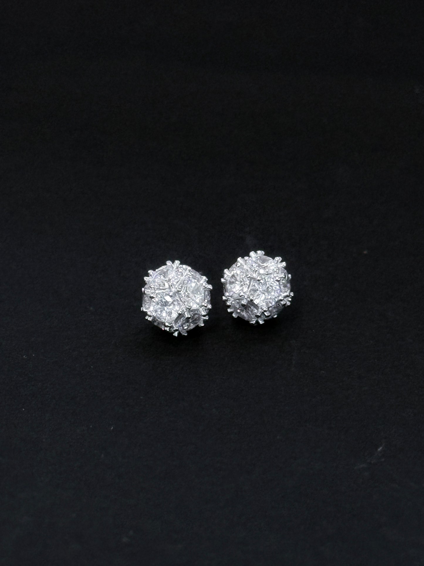 Sterling Silver studs - Snow light Bloom
