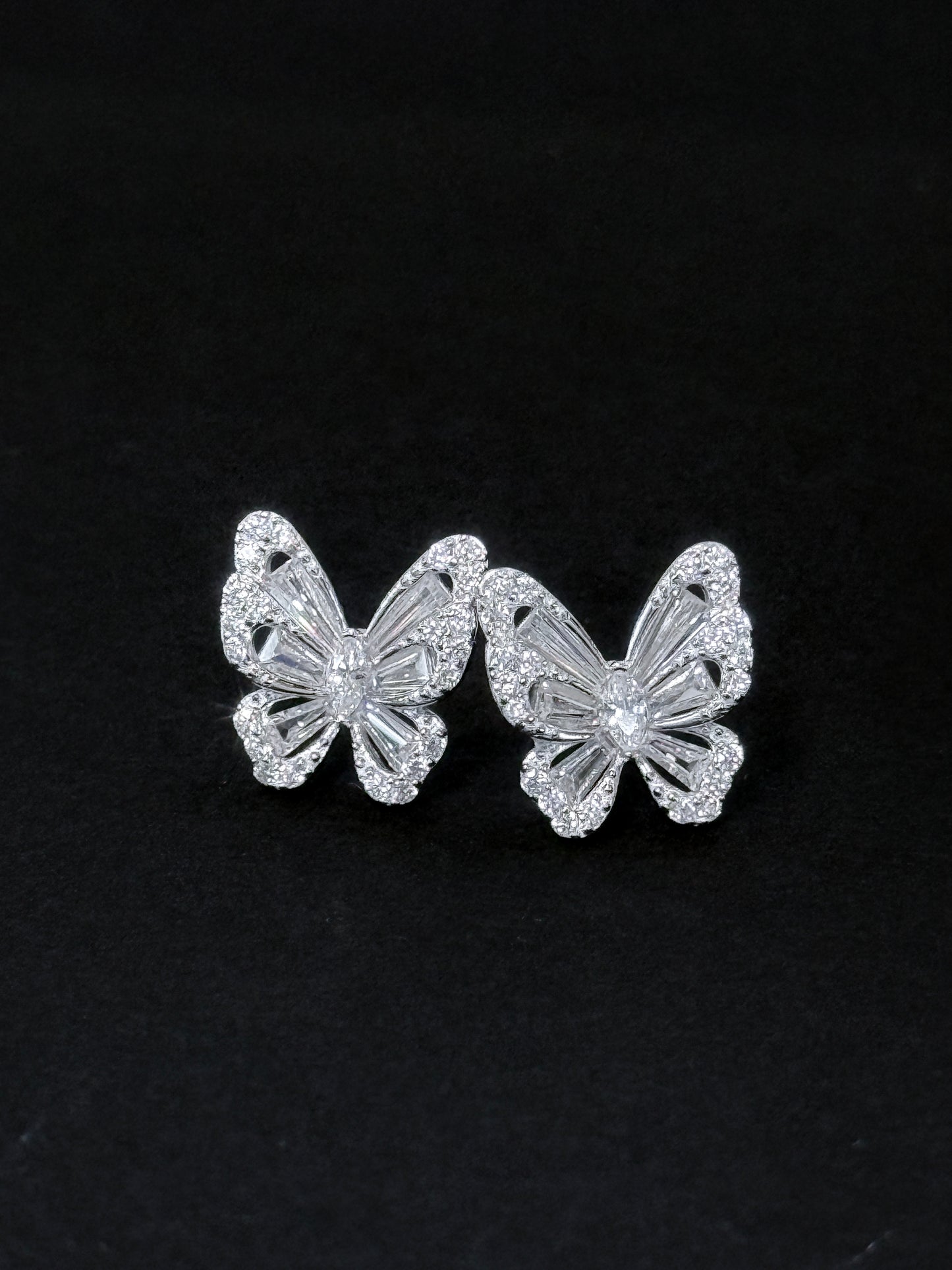 Sterling Silver studs - Luxe Butterfly