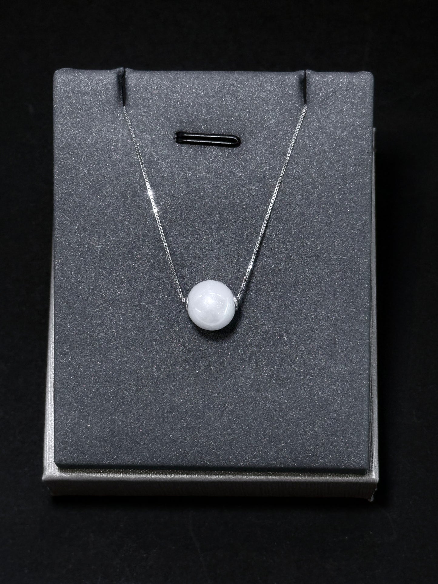 Sterling Silver Necklace - Solo Glow