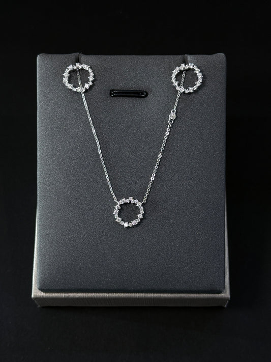 Sterling Silver Set - Open Circle