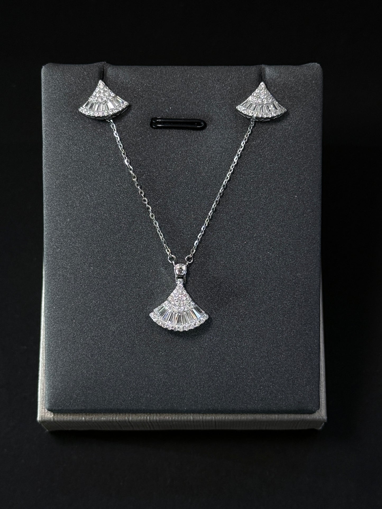Sterling Silver Set -Fan Radiance