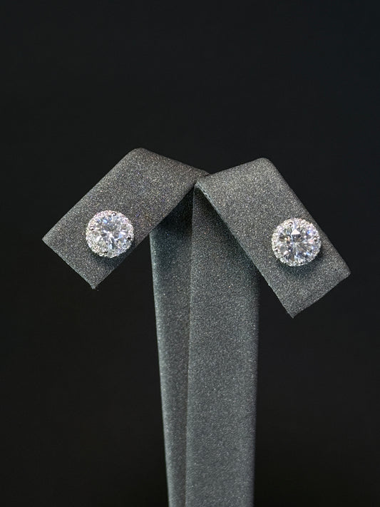 Sterling Silver studs -  Luminous Radiance