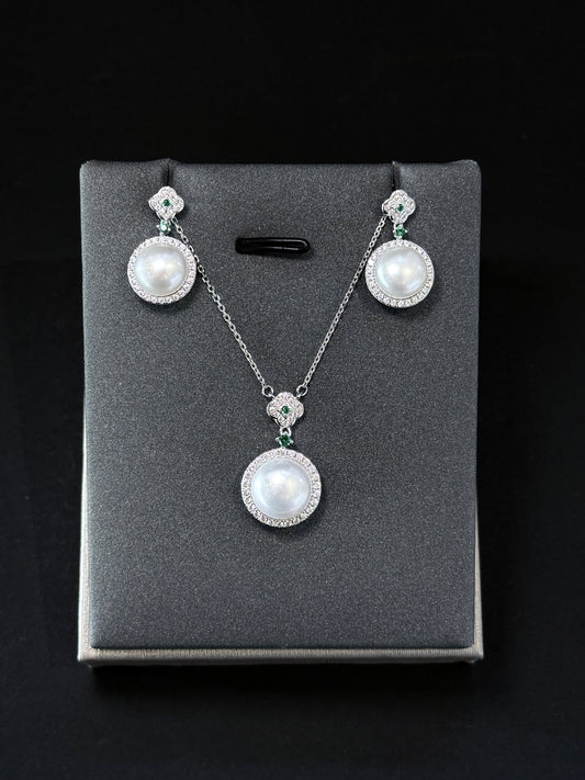 Sterling Silver Set -  Clover Radiance