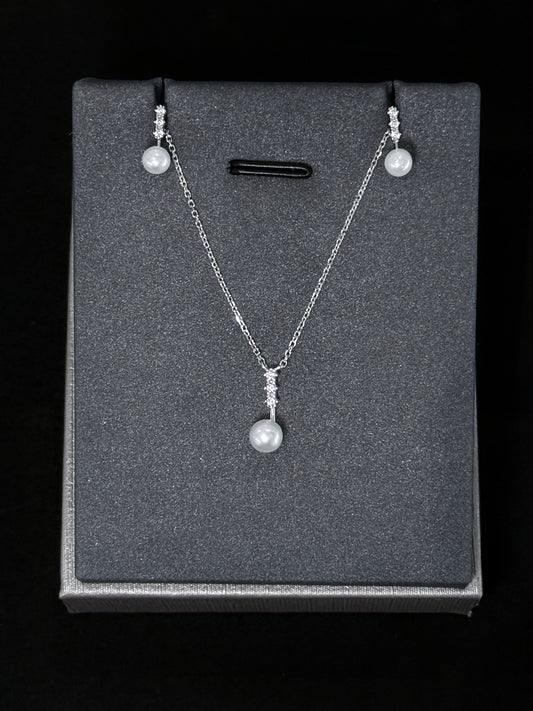 Sterling Silver Set -  Pearl Whisper