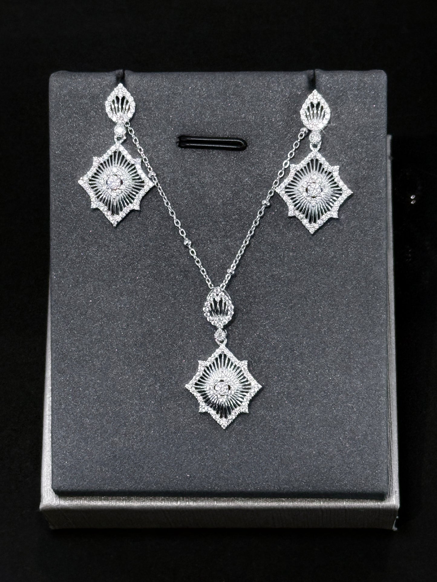 Sterling Silver Set -  Cosmic Crown