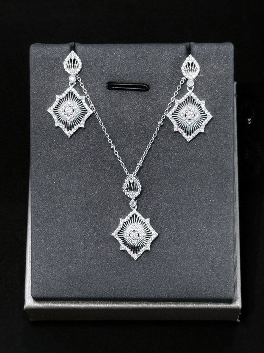 Sterling Silver Set -  Cosmic Crown