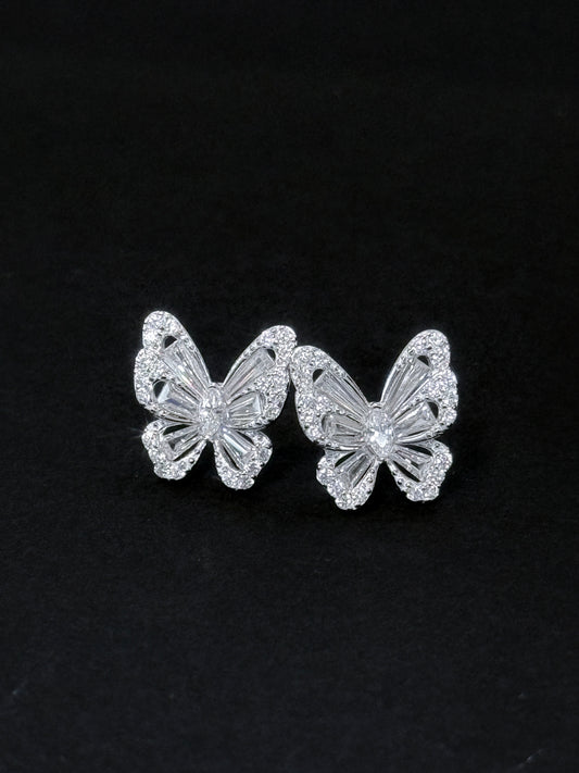 Sterling Silver studs - Luxe Butterfly
